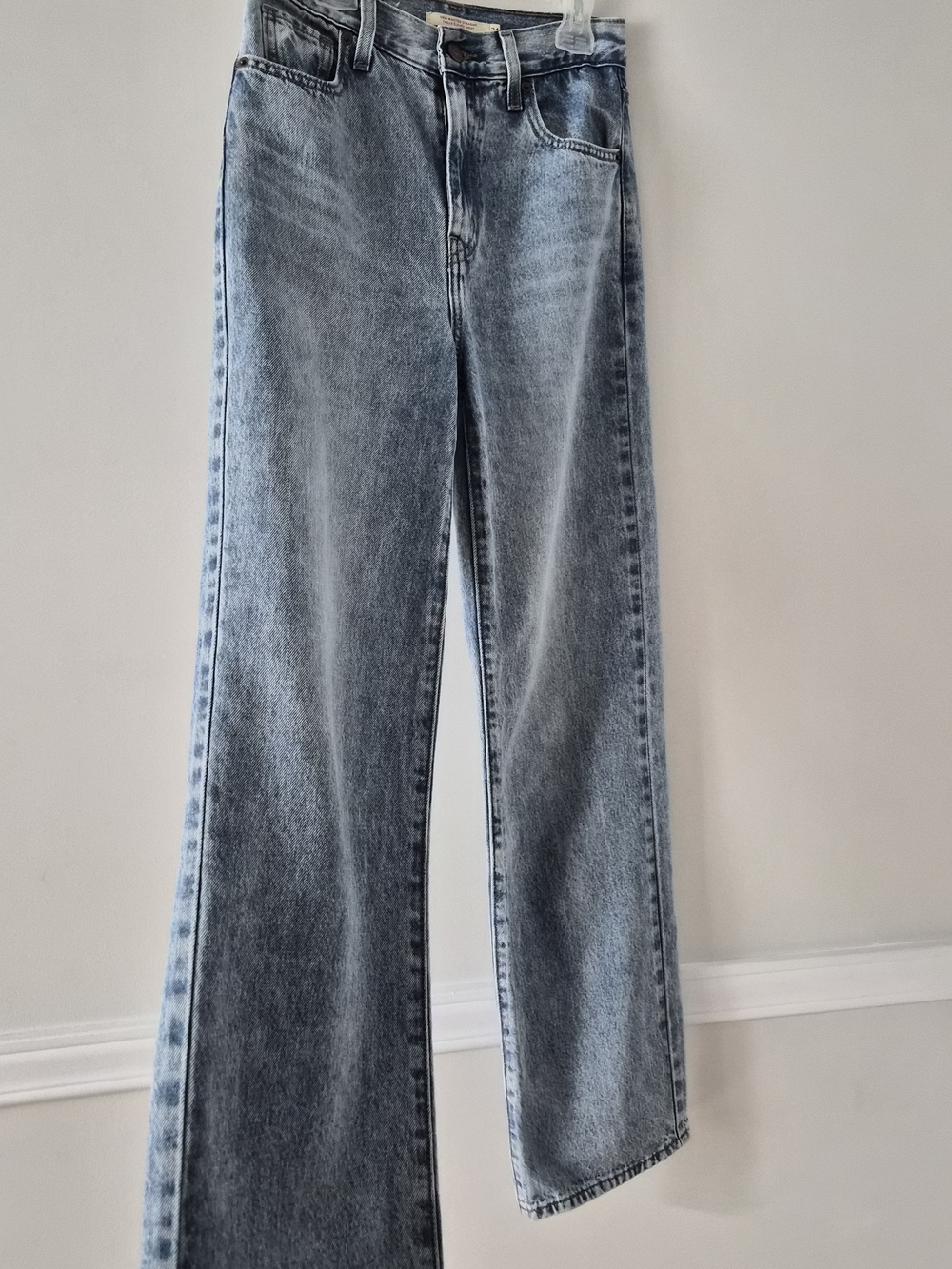 Levi's High Waisted Straight 24 Light Wash Blue